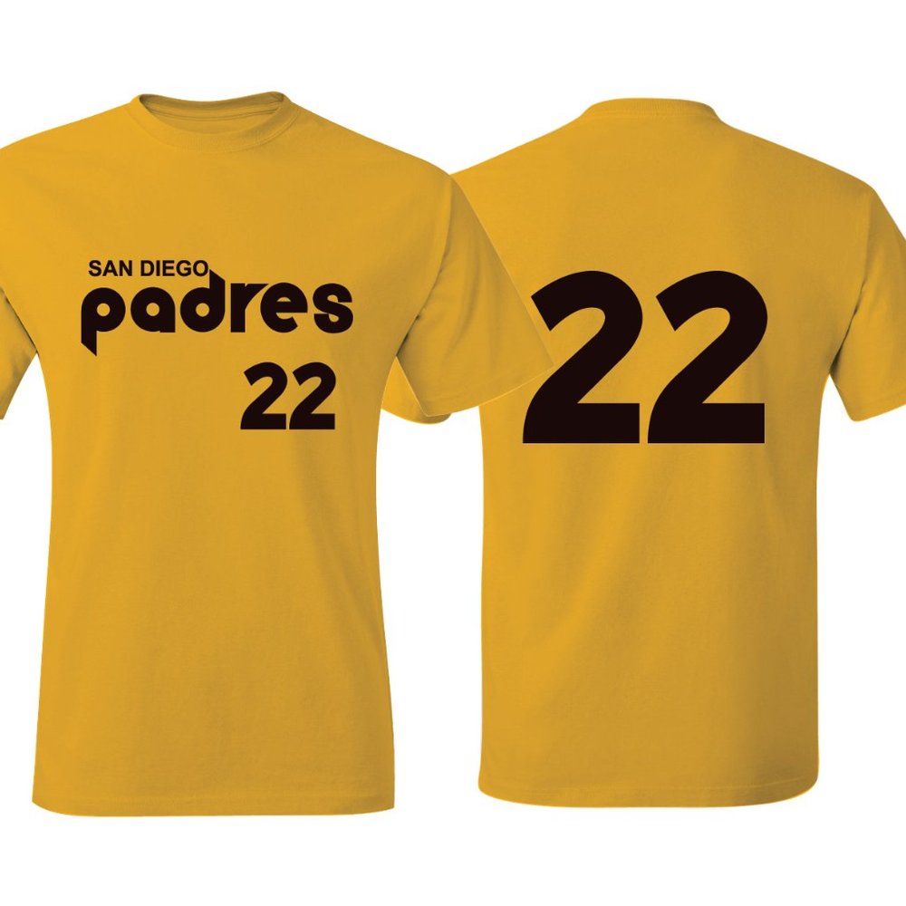 Padres Juan Soto Yellow Throwback Jersey T-Shirt